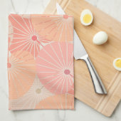 Überschneidungen mit chinesischen Fans Geschirrtuch (Viertel Falte)