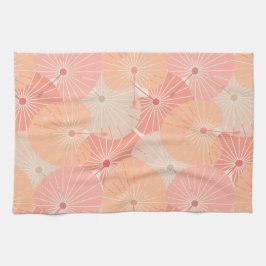 Überschneidungen mit chinesischen Fans Geschirrtuch