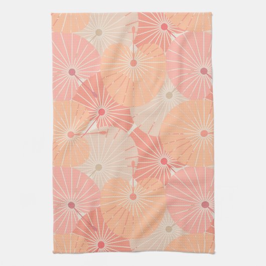 Überschneidungen mit chinesischen Fans Geschirrtuch (Vertikal)