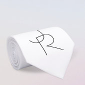 Überschneidungen | Schwarz auf Weiß Krawatte