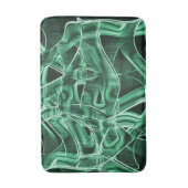 Überschneidungen und Kreuzungen von grünen Acrylat Badematte (Vorderseite Vertikal)