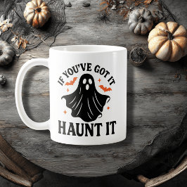Überschön und gebucht, Halloween-Geist, Fledermäus Kaffeetasse