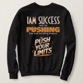 ÜBERSCHREITE DEINE GRENZEN SWEATSHIRT (Design Rückseite)