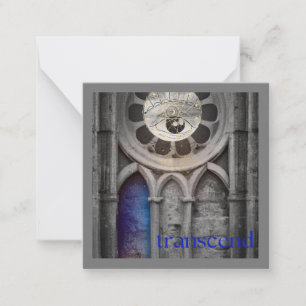 überschreiten mitteilungskarte