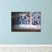 Überschreiten von Online-Grenzen Leinwanddruck (Insitu (Holzboden))