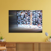 Überschreiten von Online-Grenzen Leinwanddruck (Insitu (Wohnzimmer))