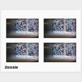 Überschreiten von Online-Grenzen Rechteckiger Aufkleber (Blatt)