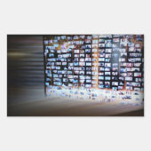 Überschreiten von Online-Grenzen Rechteckiger Aufkleber (Vorderseite)