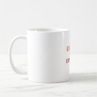 "Überschreitet das Motivierend Anführungszeichen" Kaffeetasse
