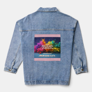 Überschreitung der Dosierung Jeansjacke
