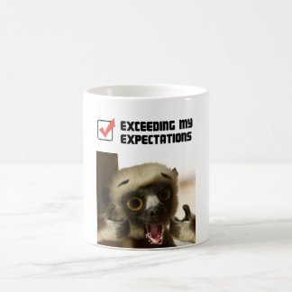 Überschreitung meiner Erwartungen Kaffeetasse