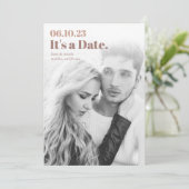 Überschrift | Modernes vertikales Foto Save The Date (Stehend Vorderseite)