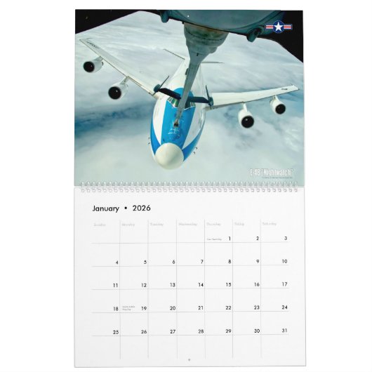 ÜBERSCHUSS VON ALUMINIUM - US-weite Militärluftfah Kalender (Jan 2026)