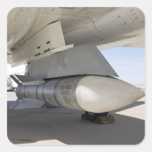 Überschüssige Marine-Phoenix-Raketen Quadratischer Aufkleber