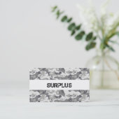 Überschüssige städtische Camouflage Visitenkarte (Stehend Vorderseite)