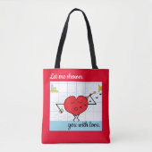 Überschütte dich mit Liebe: Tasche (Vorderseite)