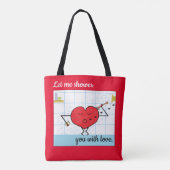 Überschütte dich mit Liebe: Tasche (Rückseite)