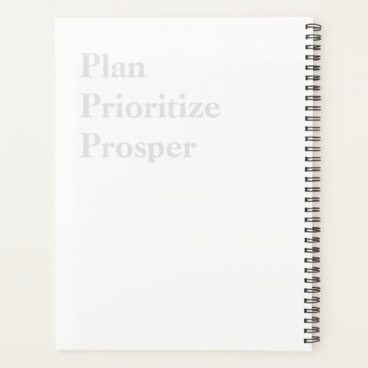 Überschwänglich: Planer mit Hydrangea-Design (Rückseite)