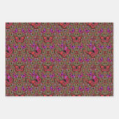 Überschwängliche Schmetterlinge Geschenkpapier Set (Vorderseite)