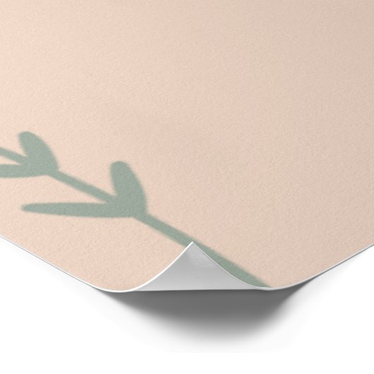 Überschwängliches Affirmationposter Poster (Ecke)