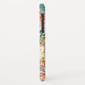 ÜBERSCHWÄNGLICHKEIT Stoff mit Blumen Case-Mate iPhone Hülle (Hinten/Links)