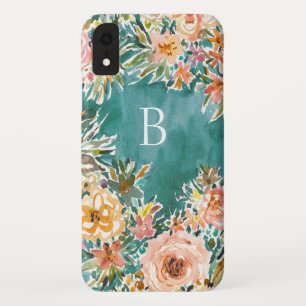 ÜBERSCHWÄNGLICHKEIT üppiges Blumenmonogramm Case-Mate iPhone Hülle