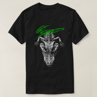 Überschwemmt werden Alligator Schädel 1 T-Shirt