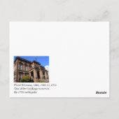 Überschwemmungsgebiet Postkarte (Rückseite)