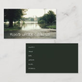 Überschwemmungsreinigung Visitenkarte (Vorne/Hinten)