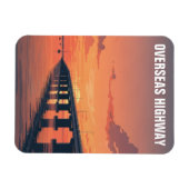 Übersee-Highway Key West Florida Reise Magnet (Horizontal)