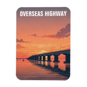 Übersee-Highway Key West Florida Reise Magnet