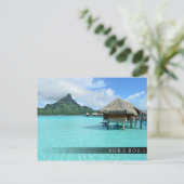 Überseebad Bora Bora Bar Postkarte (Stehend Vorderseite)