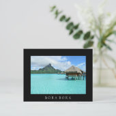 Überseebad Bora Bora Postkarte (Stehend Vorderseite)