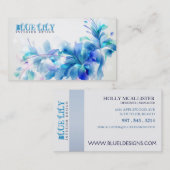 Überseeische Lilien-Visitenkarte Visitenkarte (Vorne/Hinten)