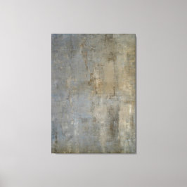'Übersehene' neutrale Abstrakte Kunst Leinwanddruck
