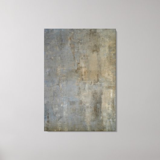 'Übersehene' neutrale Abstrakte Kunst Leinwanddruck (Vorderseite)
