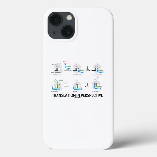 Übersetzung in perspektivem tRNA-Biologie-Protein Case-Mate iPhone Hülle (Rückseite)