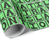 Übersetzung ins Lateinische Geschenkpapier (Rolleneckpunkt)