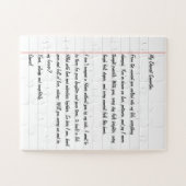 Übersetzungsschreiben Puzzle (Horizontal)