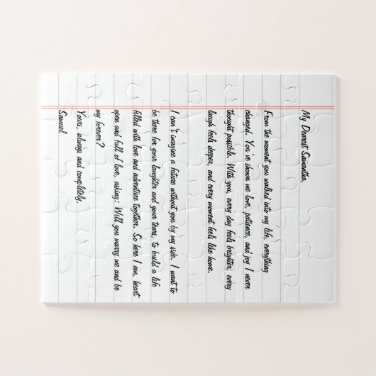 Übersetzungsschreiben Puzzle (Horizontal)