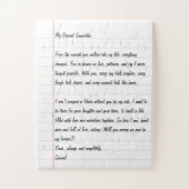 Übersetzungsschreiben Puzzle (Vertikal)