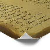 Übersicht 12 Tische aus der mittelalterlichen Rena Poster (Ecke)