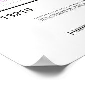 Übersicht 13219 über den Hafen von Point Judith Poster (Ecke)