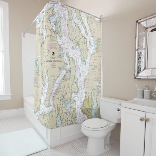 Übersicht 18441 über den Sound-Northern Part Duschvorhang (Beispiel)