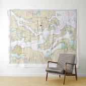 Übersicht 18441 über den Sound-Northern Part Wandteppich (Beispiel (Horizontal))