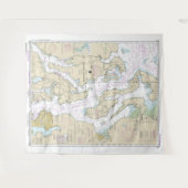 Übersicht 18441 über den Sound-Northern Part Wandteppich (Vorderseite (Horizontal))