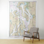 Übersicht 18441 über den Sound-Northern Part Wandteppich (Beispiel)