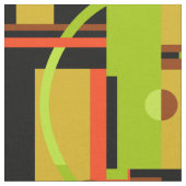 ÜBERSICHT: Art Deco Geometrie, früherer Herbst Stoff (Nahaufnahme)