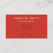 Übersicht der Visitenkarten der Vintagen Ophthamol Visitenkarte (Rückseite)