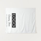 Übersicht für das benutzerdefinierte Firmenlogo Re Wandteppich (Vorderseite (Horizontal))